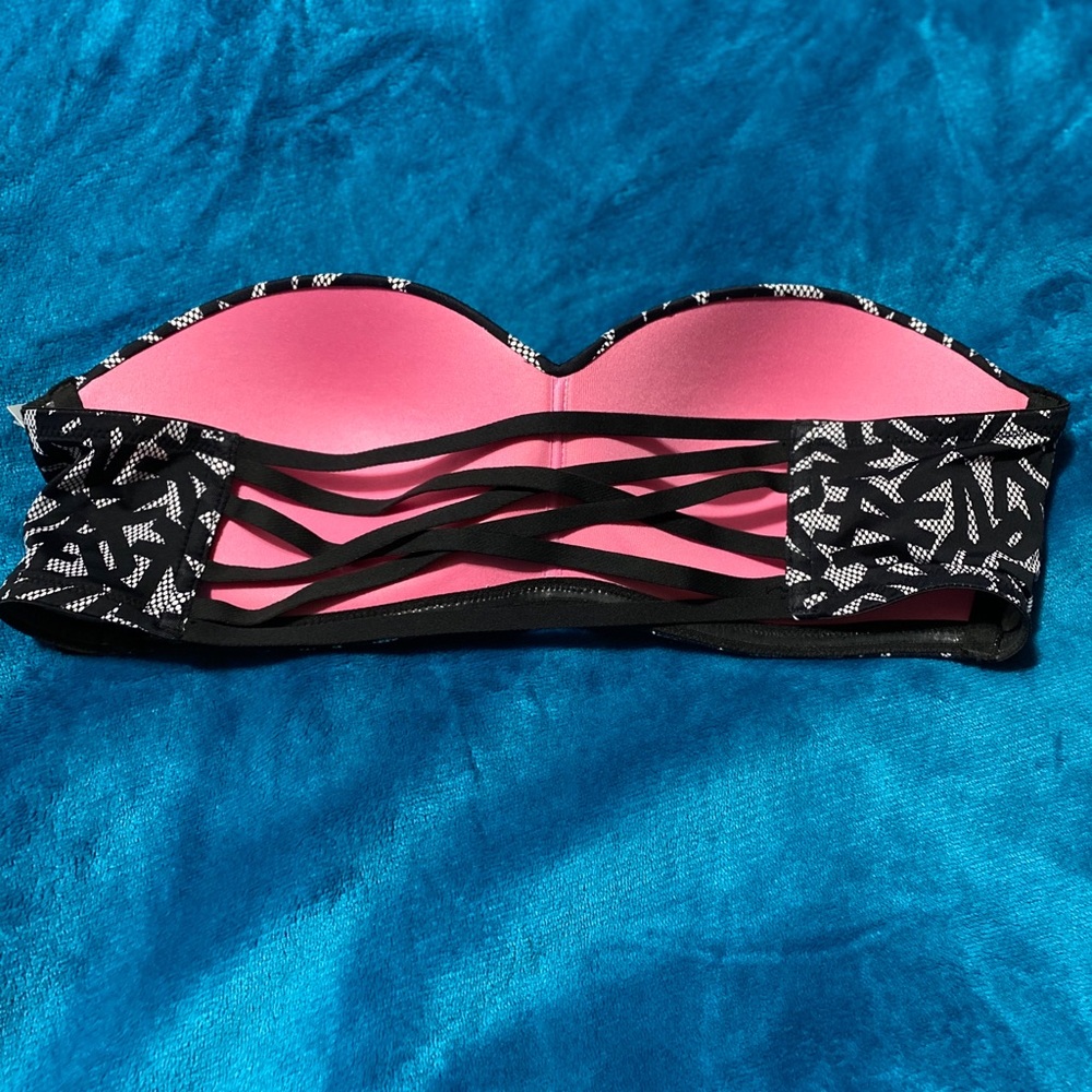 BNWT VS strapless bandeau bikini top